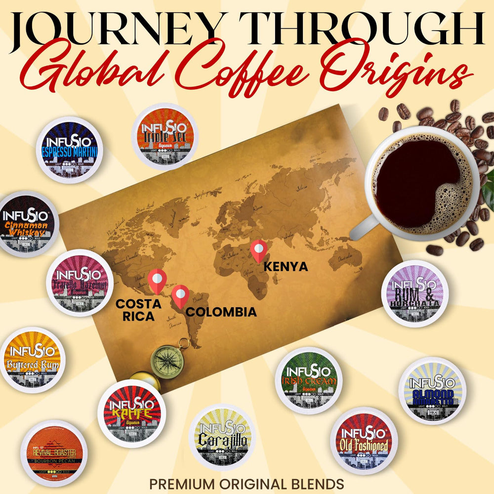 Brewing with InfuSio pods, a smooth, low-acid cup awaits.