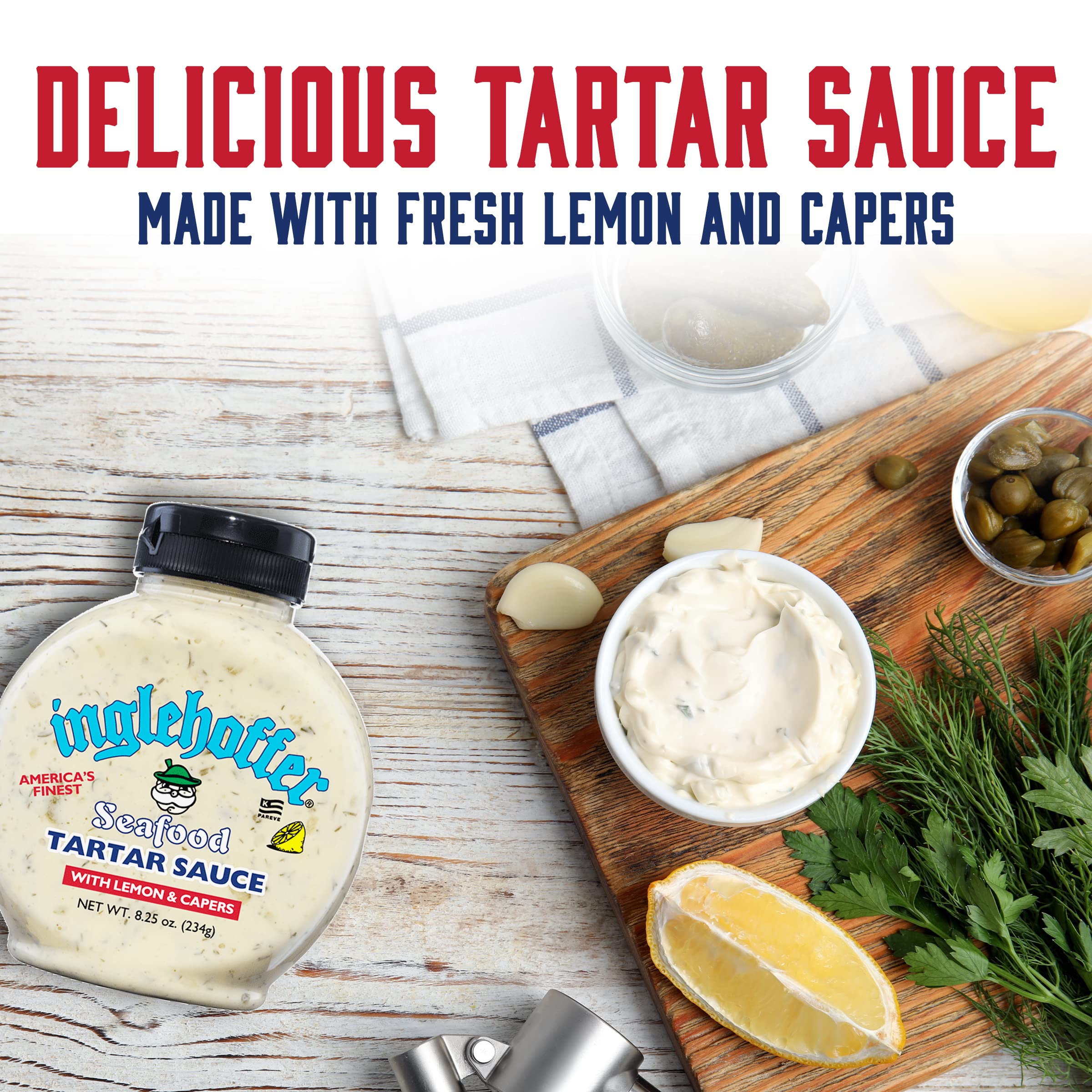 Inglehoffer Seafood Tartar Sauce used as a salmon marinade on the grill.
