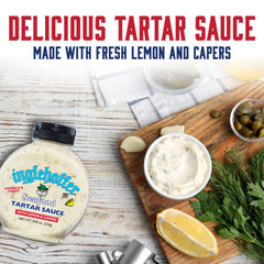 Inglehoffer Seafood Tartar Sauce used as a salmon marinade on the grill.