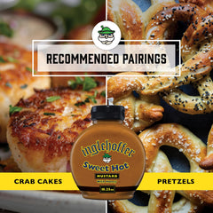 Inglehoffer Sweet Hot Mustard on a sandwich adds sweet heat