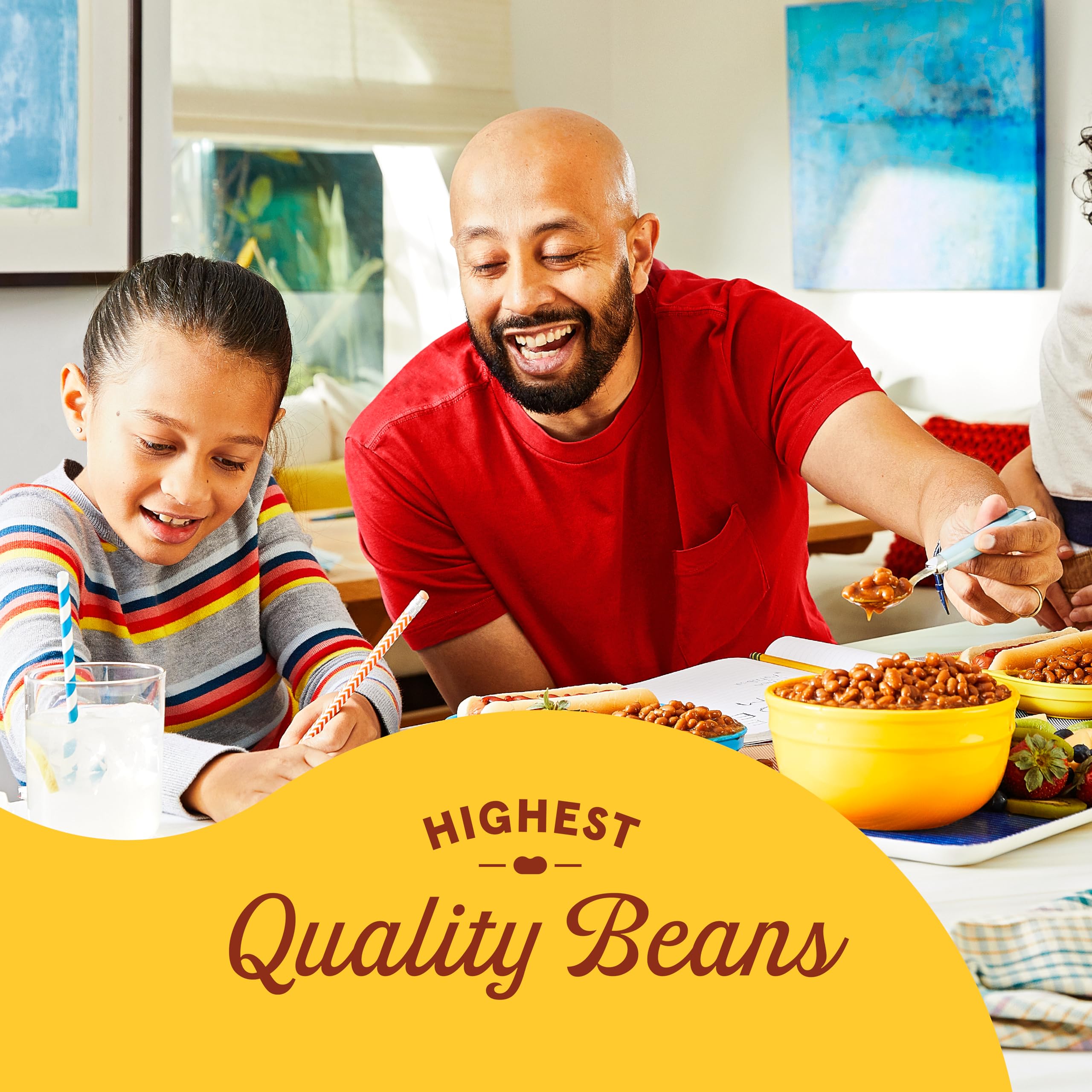 Bush's Best Homestyle Baked Beans ingredients and nutrition panel.