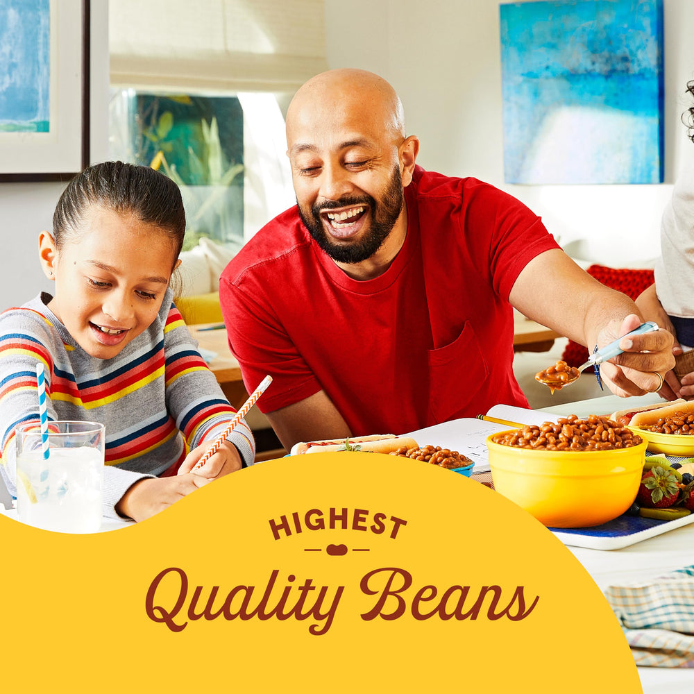 Bush's Best Homestyle Baked Beans ingredients and nutrition panel.