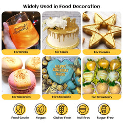 Inoceris edible luster dust silver creates metallic accents on fondant.