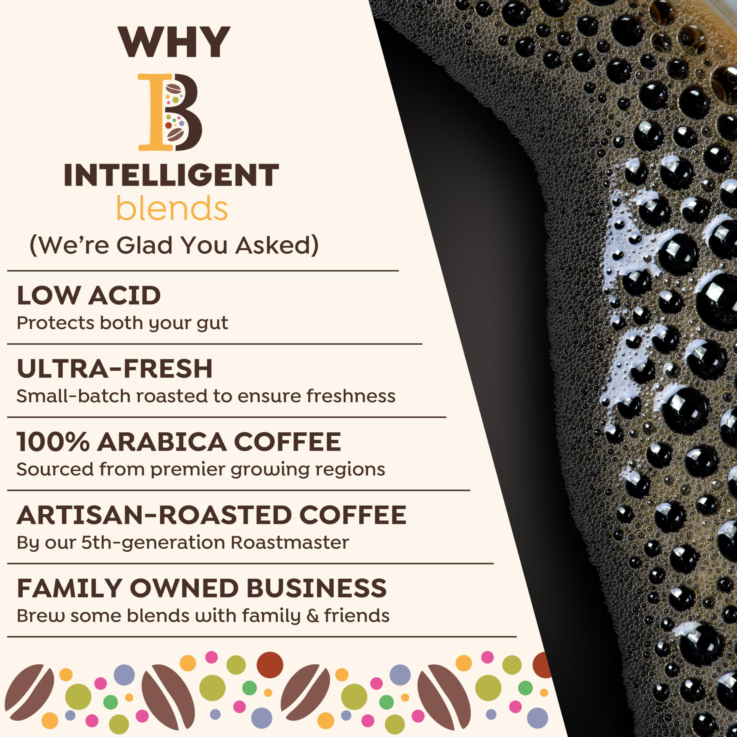 Intelligent Blends solar-roasted Arabica beans for Caramel Macchiato pods in a sunlit kitchen.