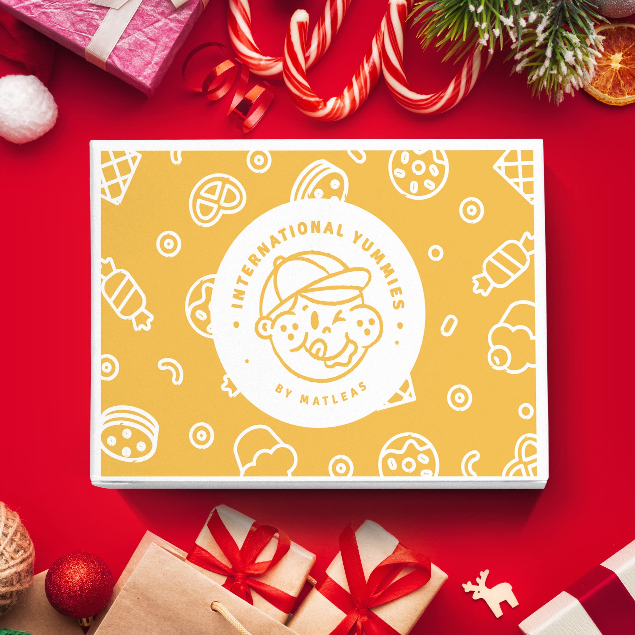 International Yummies by Matleas packaging invites educational tasting stories
