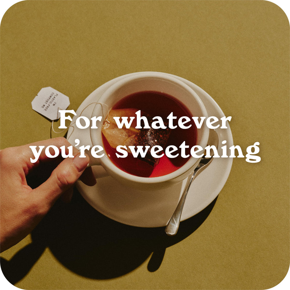 IN THE RAW Organic Stevia Packets sprinkled on cereal or fruit for natural sweetness.