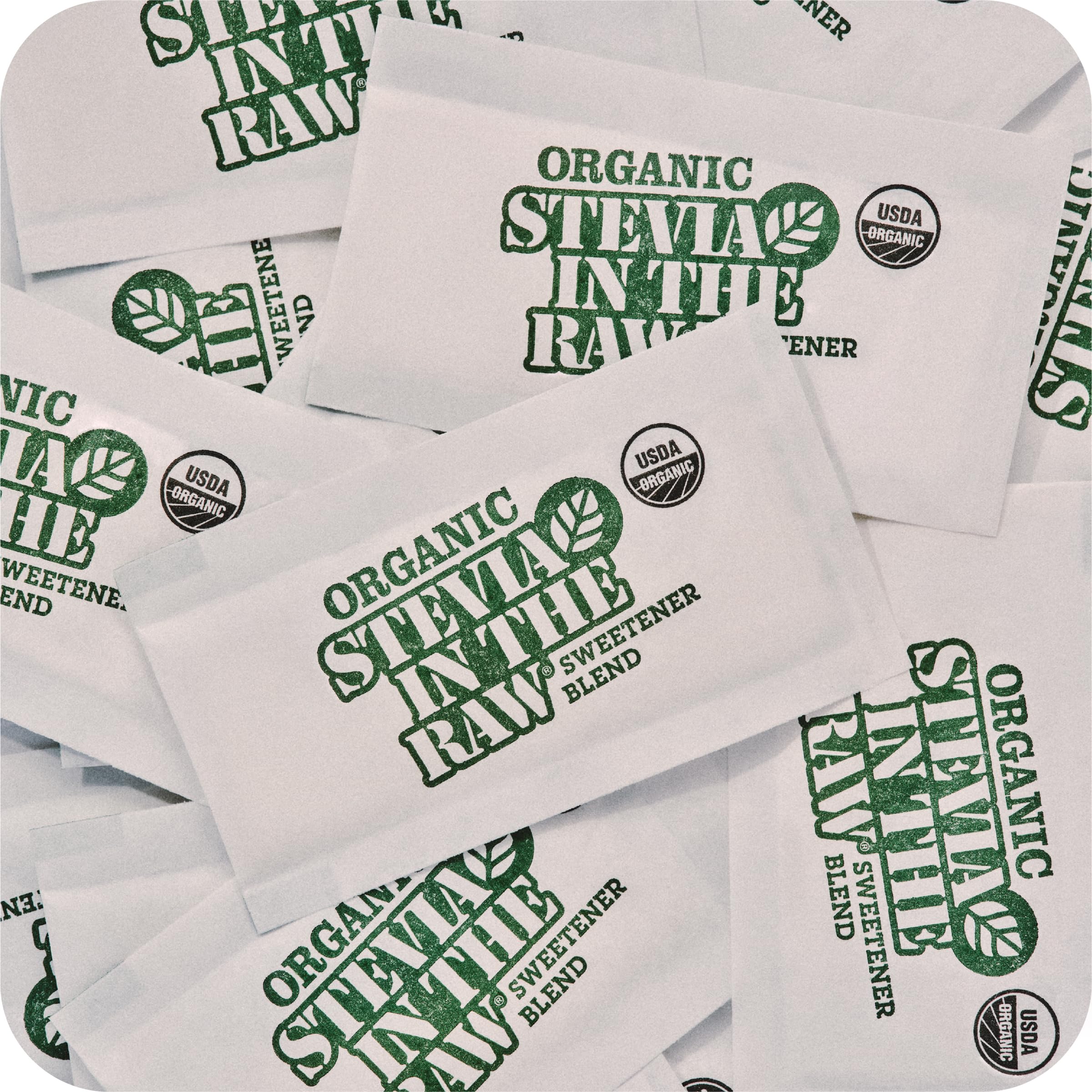 IN THE RAW stevia in a coffee cup for a natural sweetness boost.