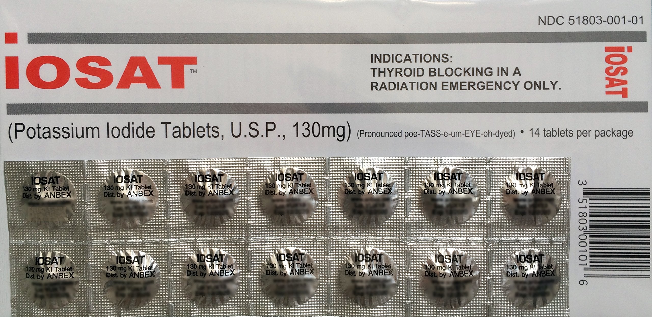IOSAT pack of 3 bottle - compact packaging for easy storage and quick access.
