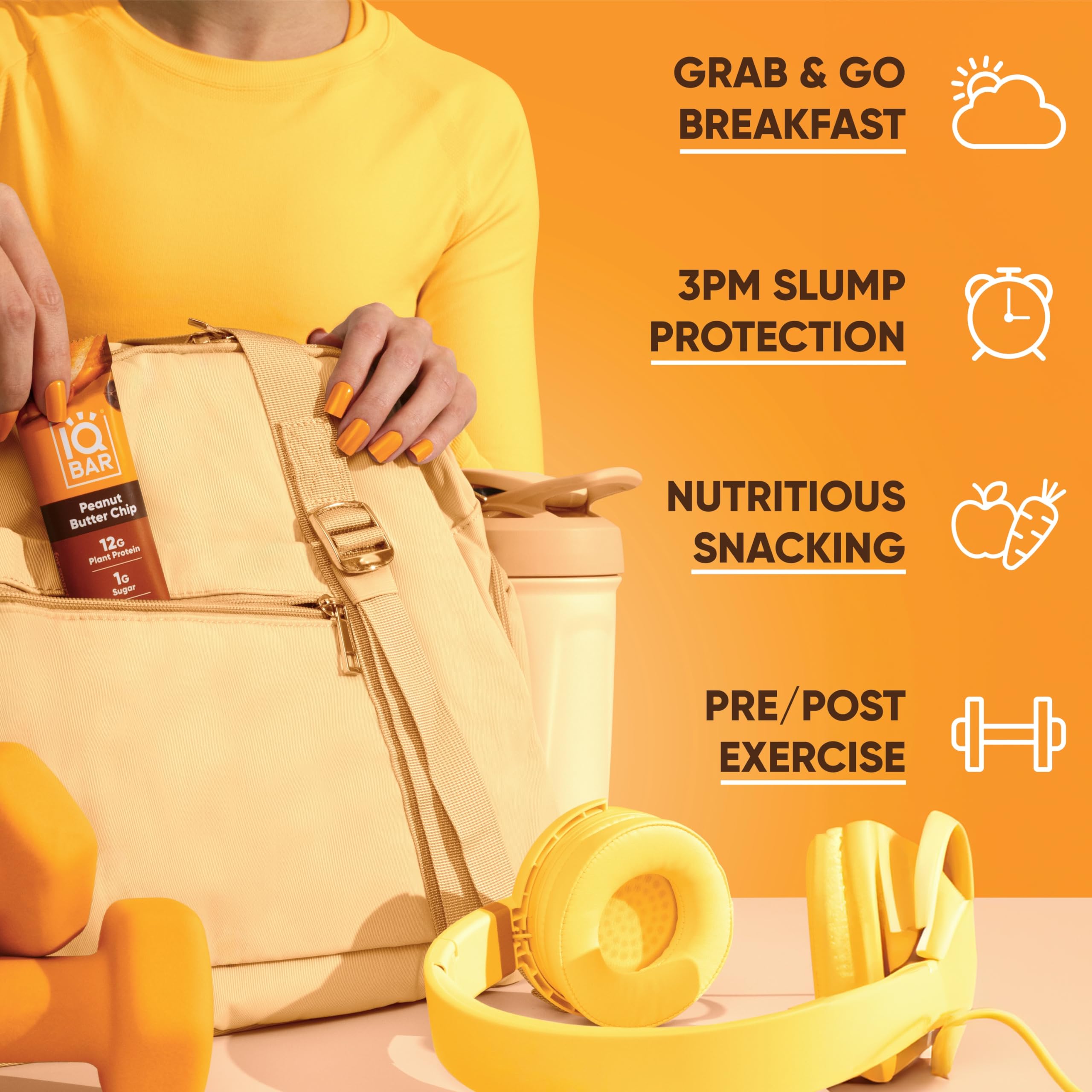 IQBAR Energy-ready snack after travel or busy days.