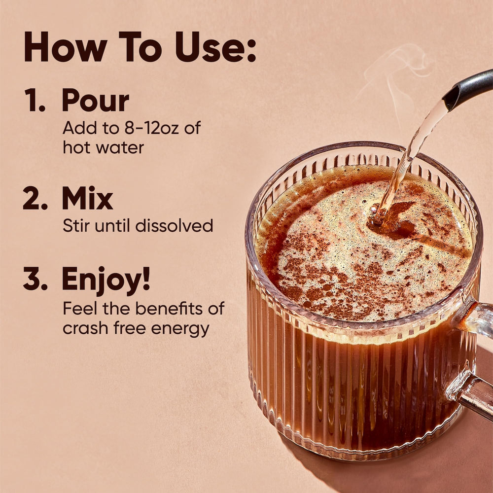 IQJOE mushroom coffee low-acid Brazilian beans support gentle digestion.