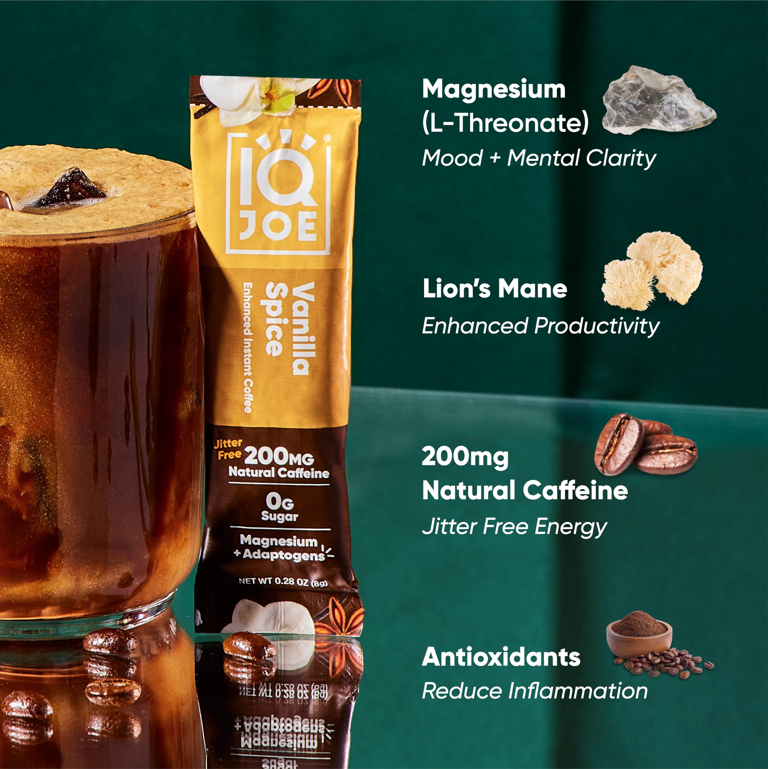 IQBAR IQJOE sugar-free, keto-friendly formula supports mindful mornings.