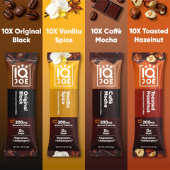 IQJOE mushroom coffee vanilla spice packets for a flavorful mood lift.