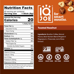 IQJOE Mushroom Coffee caffe mocha single-serve packet for quick energy