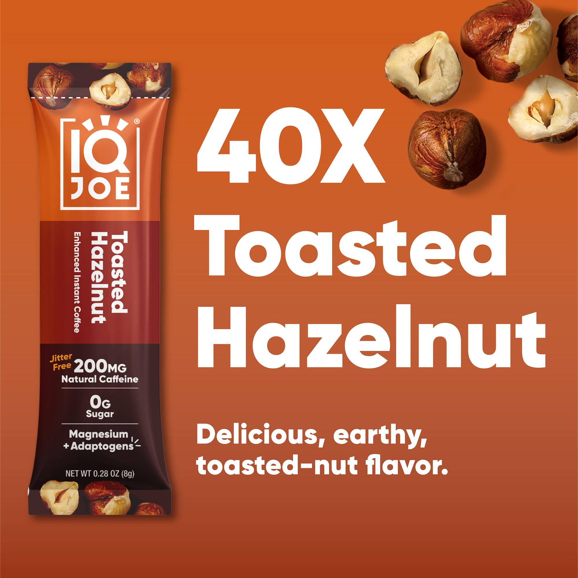 IQJOE Mushroom Coffee vanilla spice single-serve packet for mood and focus