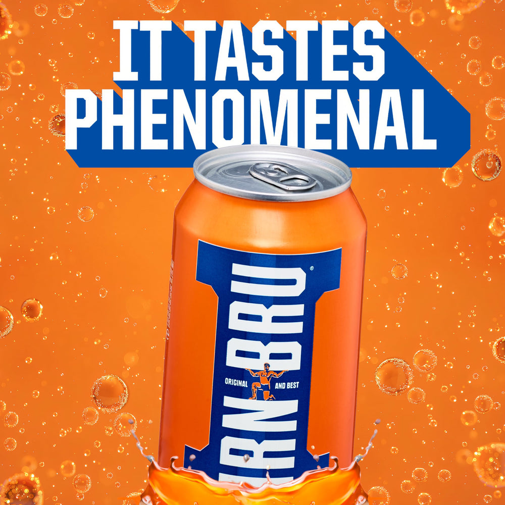 IRN-BRU with balanced caffeine boost for gentle energy