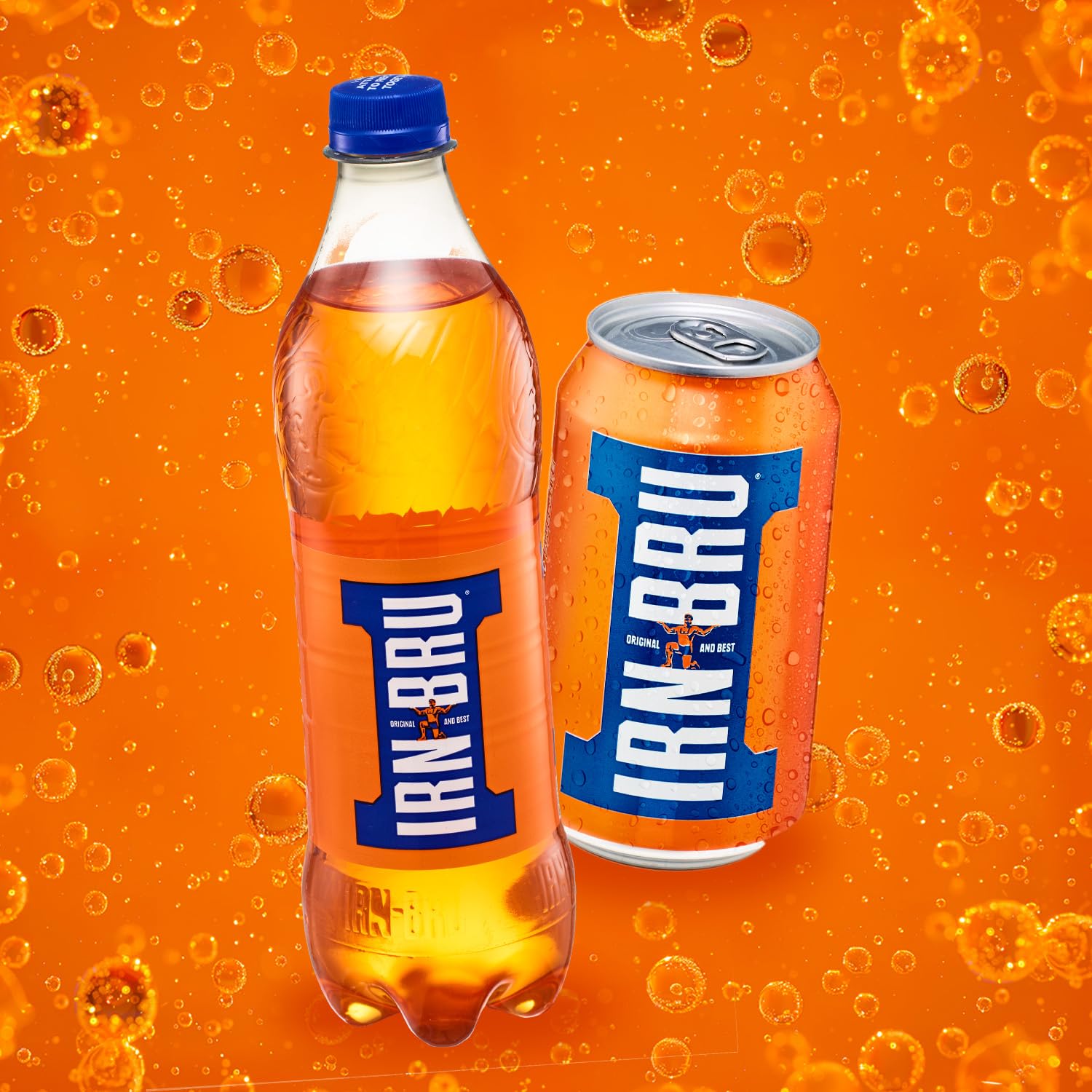 IRN-BRU served at a picnic or party with friends