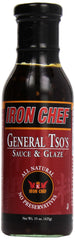 Iron Chef General Tso's Sauce bottle for quick weeknight stir-fries.