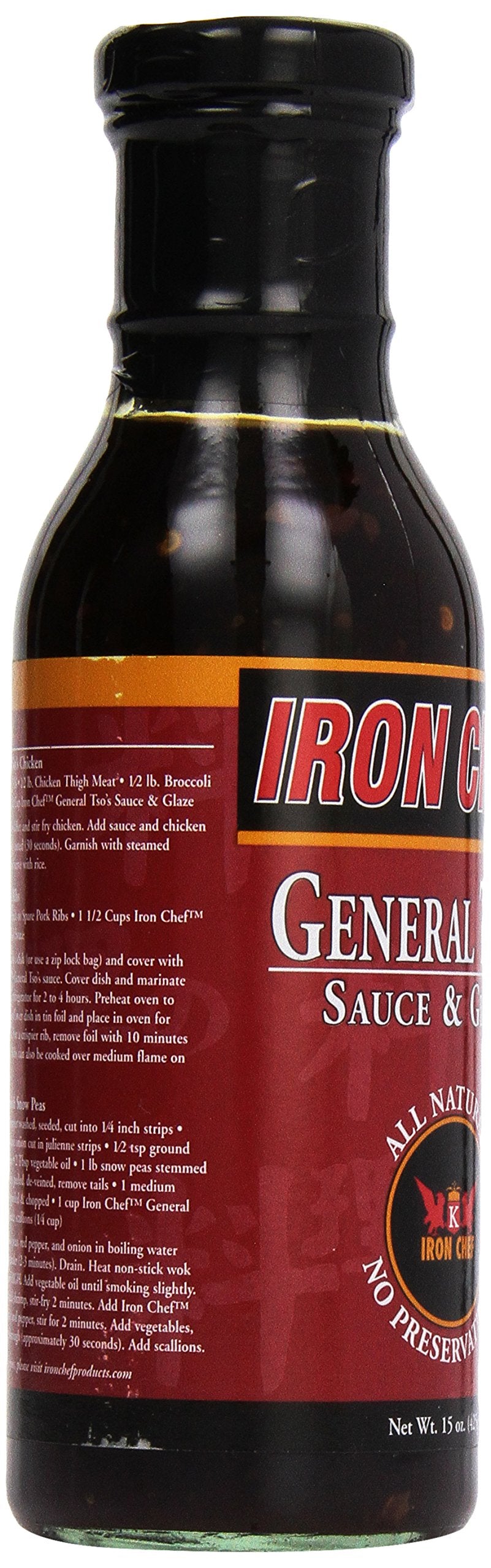 Iron Chef General Tso's Sauce on chicken for a bold dish.