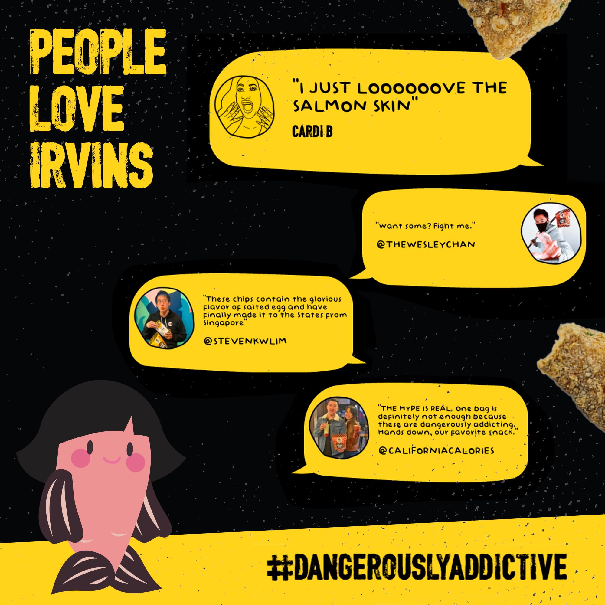 IRVINS 3-pack ready-to-enjoy, convenient for sharing or solo treat.