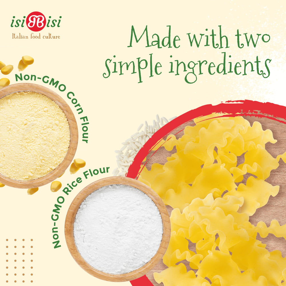 isiBisi Baby Mafalda pasta ready-meal idea plate suggests versatile weeknight dinners