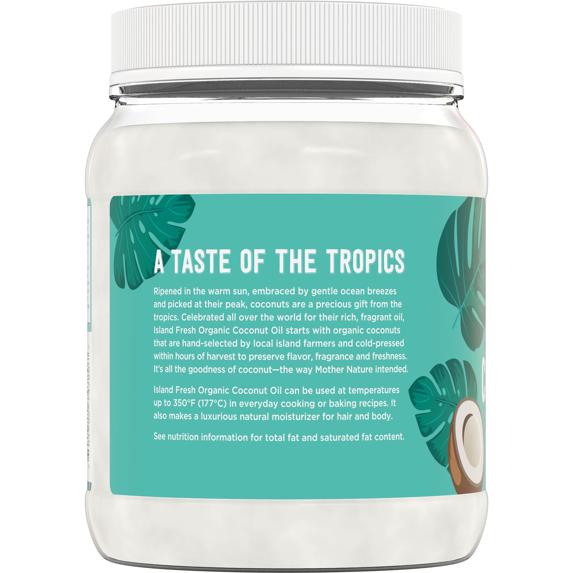 Coconut oil in a kitchen setup illustrating versatile kitchen use.