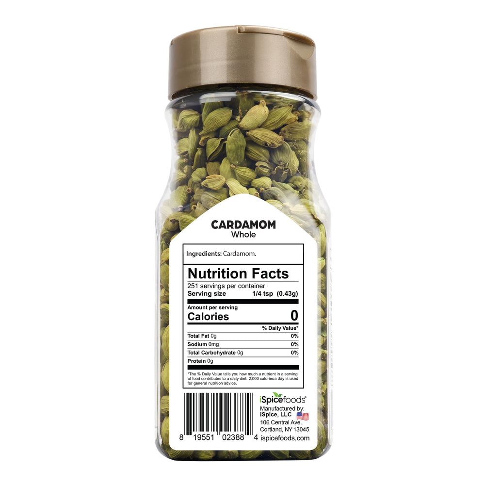 iSpice Cardamom seeds ground in mill for quick seasoning