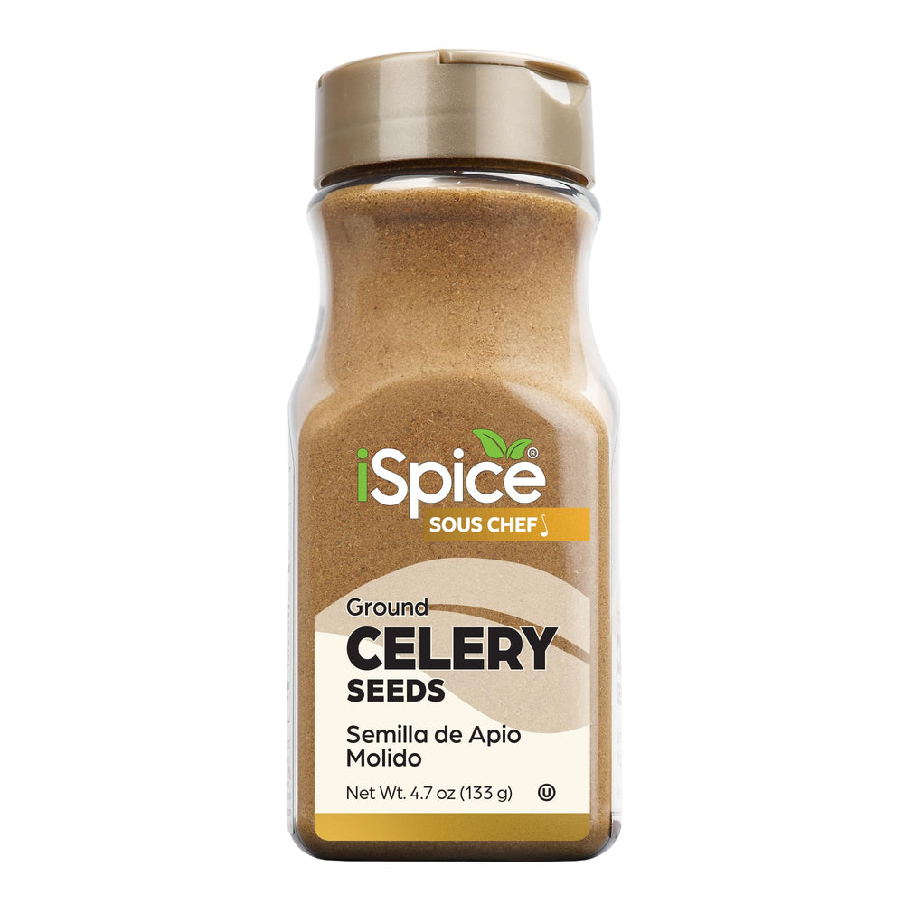 iSpice Celery Seed Ground pour spout image illustrating convenient seasoning