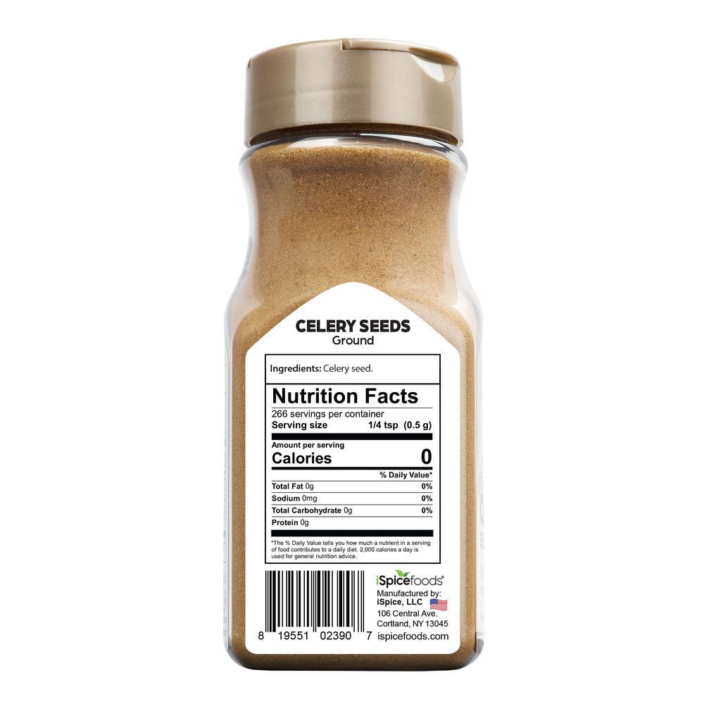 iSpice Celery Seed Ground sealed bag showcasing freshness for everyday cooking