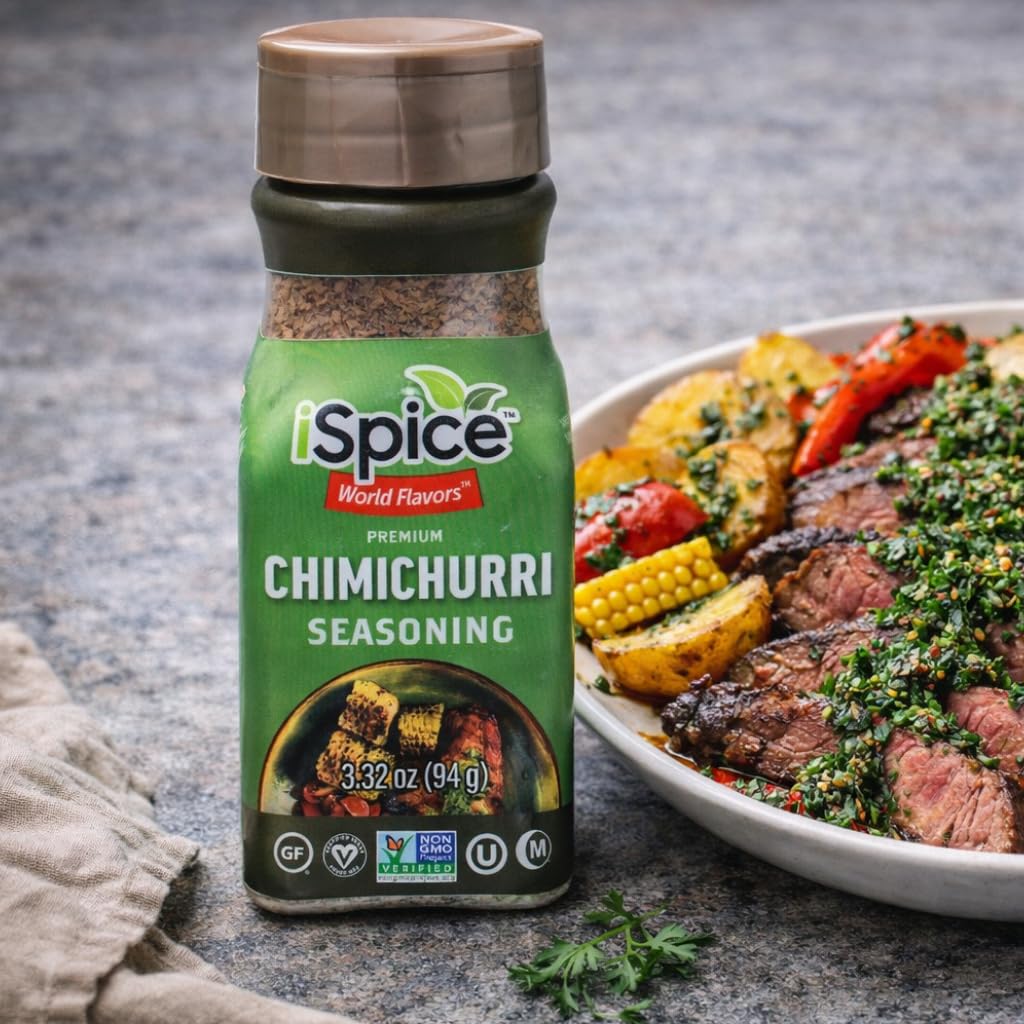 iSpice Chimichurri marinade-glaze adds depth to proteins
