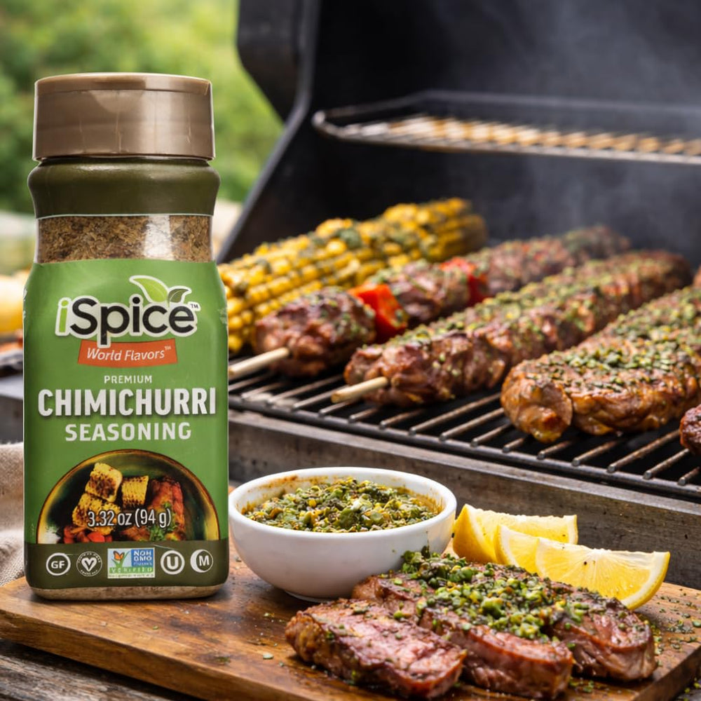 Sautéed vegetables with iSpice Chimichurri for bright herb lift