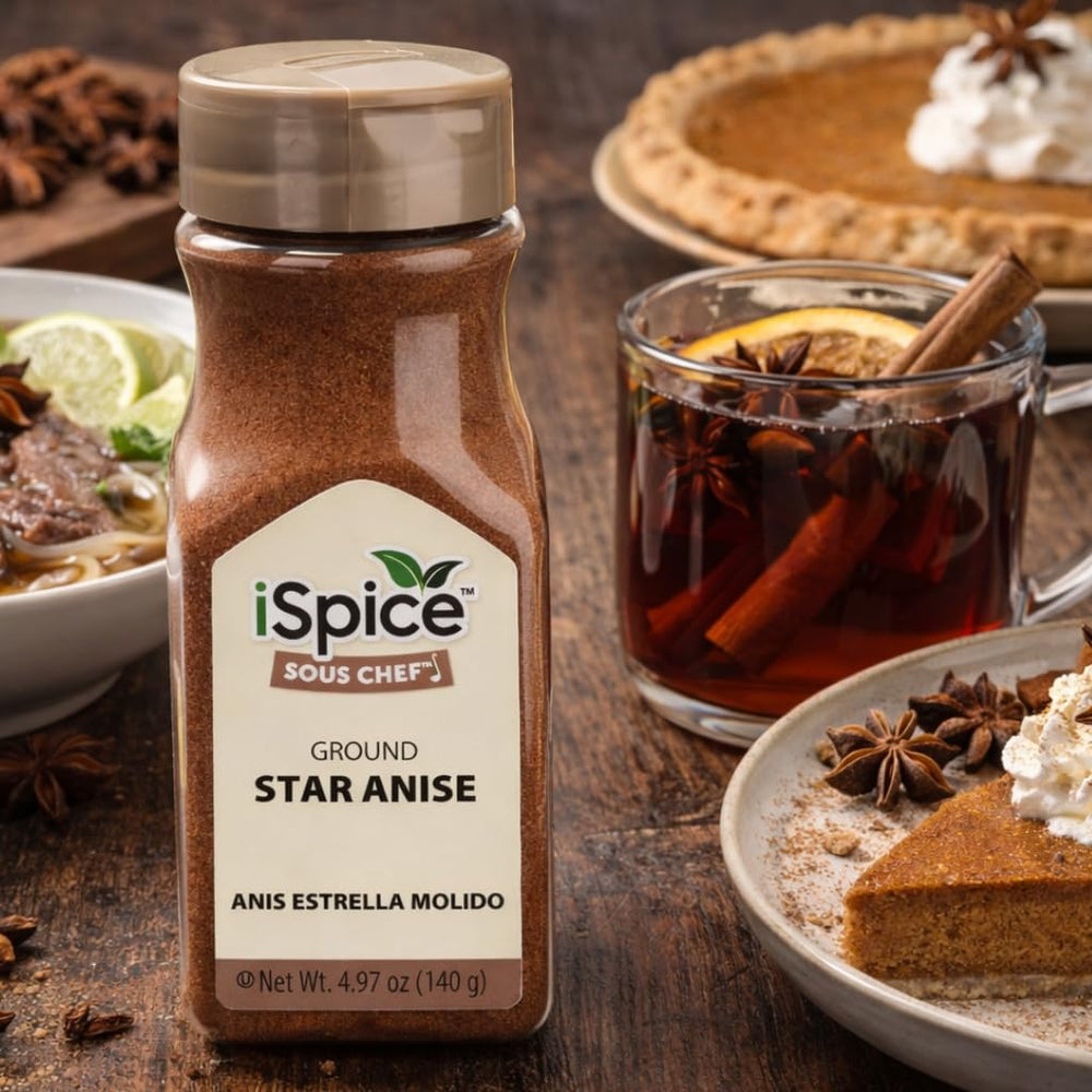 iSpice Kosher Star Anise packaging preserves freshness and aroma.