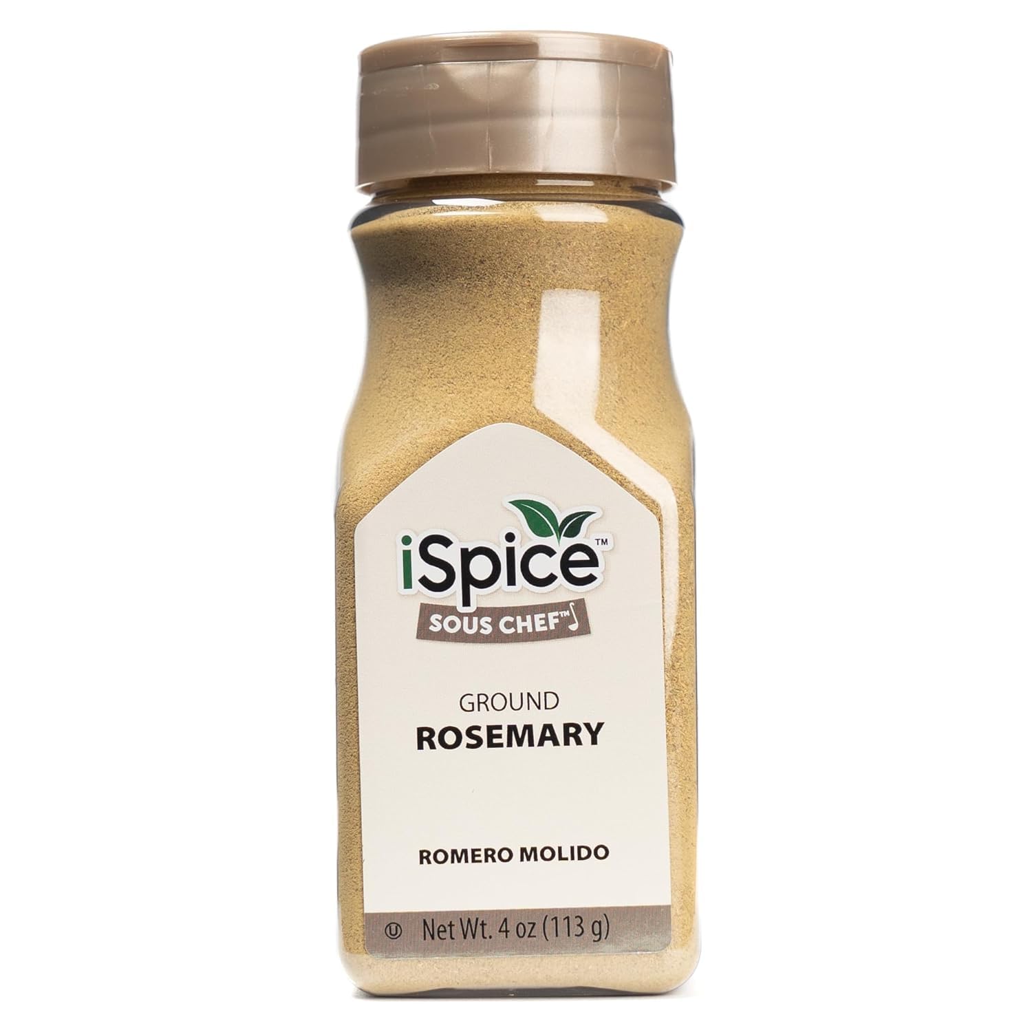 iSpice Rosemary Ground bottle label, kosher-certified for confident kitchen use.