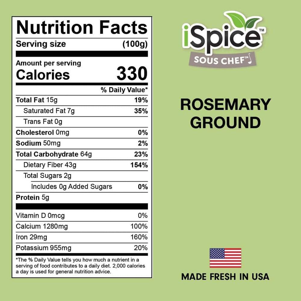 iSpice rosemary leaves close-up shows vibrant aroma ready to elevate soups.