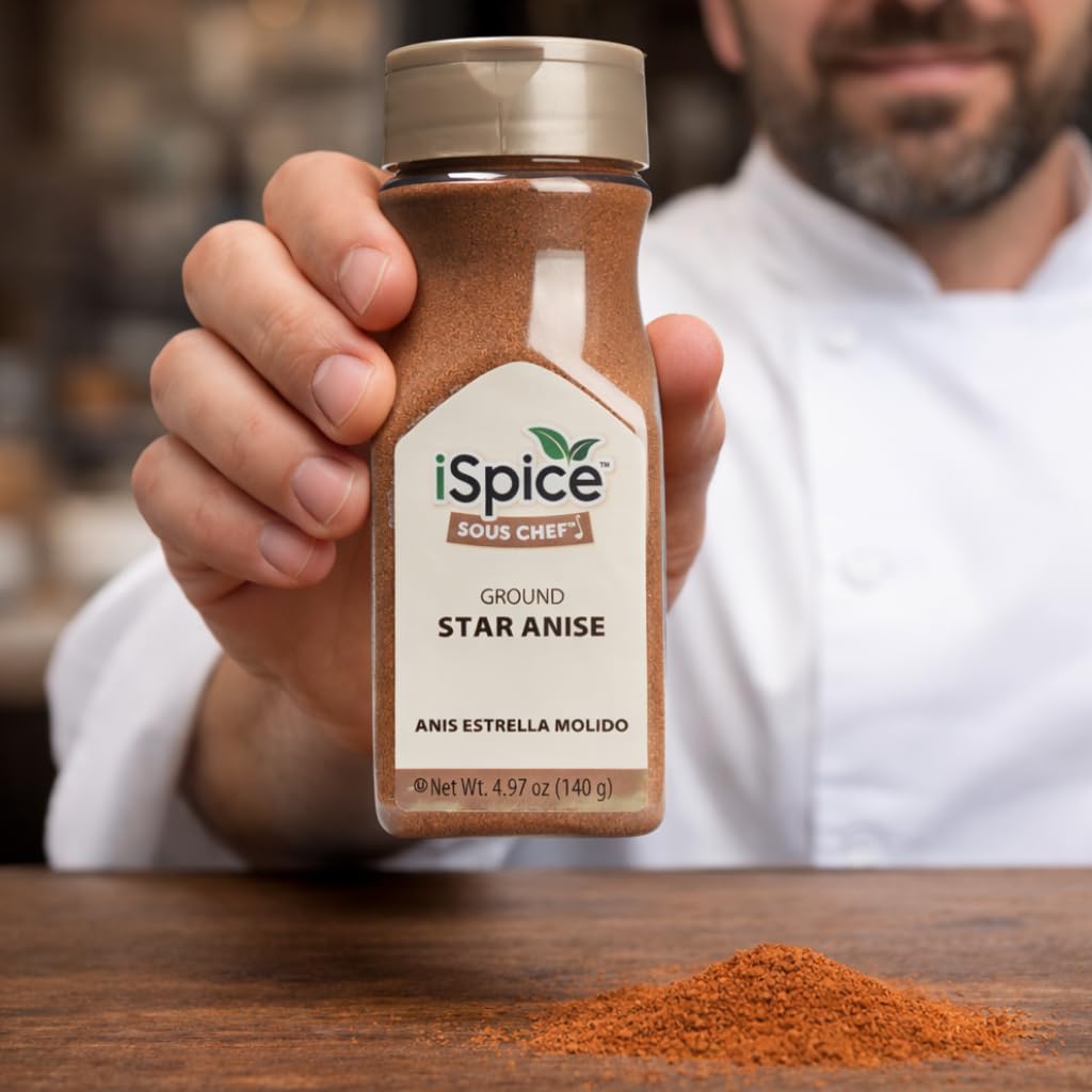 iSpice Star Anise gourmet seasoning for refined meals.