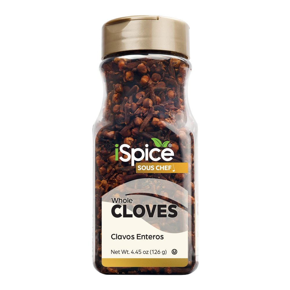 iSpice Whole Cloves closeup highlights glossy buds ready to simmer