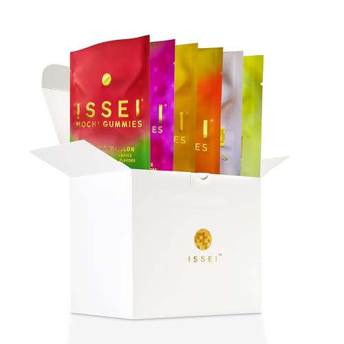 ISSEI Mochi Gummies soft-closeup highlighting pillowy chewy texture.