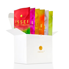 ISSEI Mochi Gummies soft-closeup highlighting pillowy chewy texture.