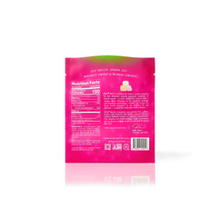 Issei Strawberry Mochi Gummies ingredient panel visible, natural colors from sources.