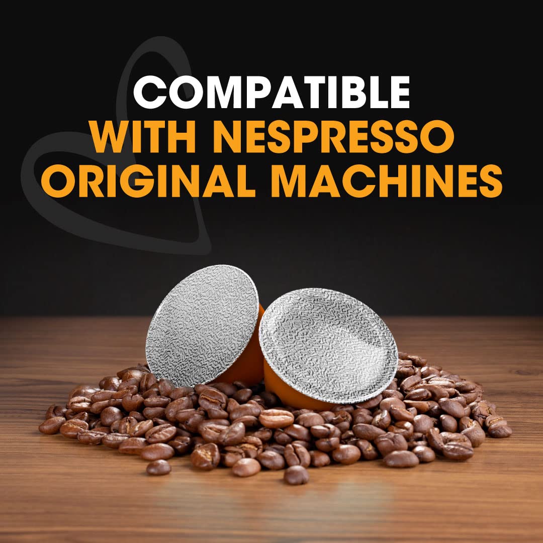 Brewing Italian Coffee for Espresso Lovers pod in a Nespresso Original machine