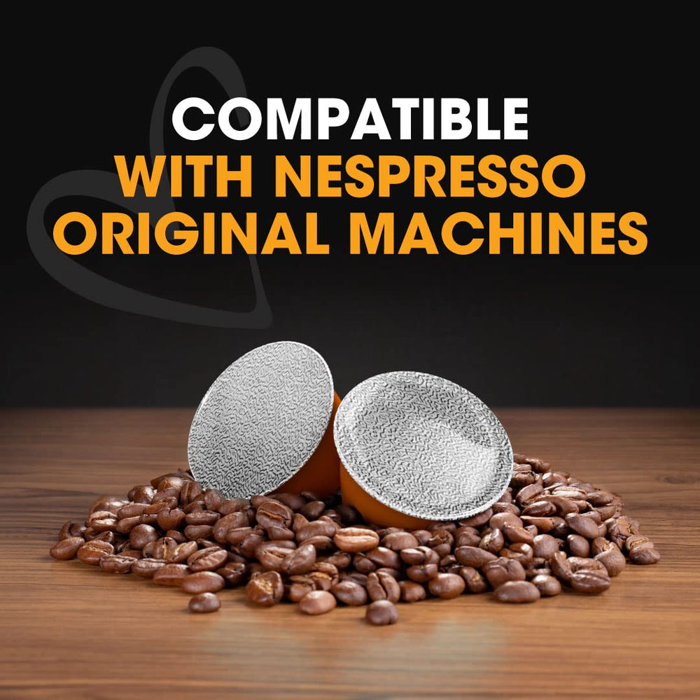 Brewing Italian Coffee for Espresso Lovers pod in a Nespresso Original machine