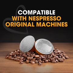 Brewing Italian Coffee for Espresso Lovers pod in a Nespresso Original machine