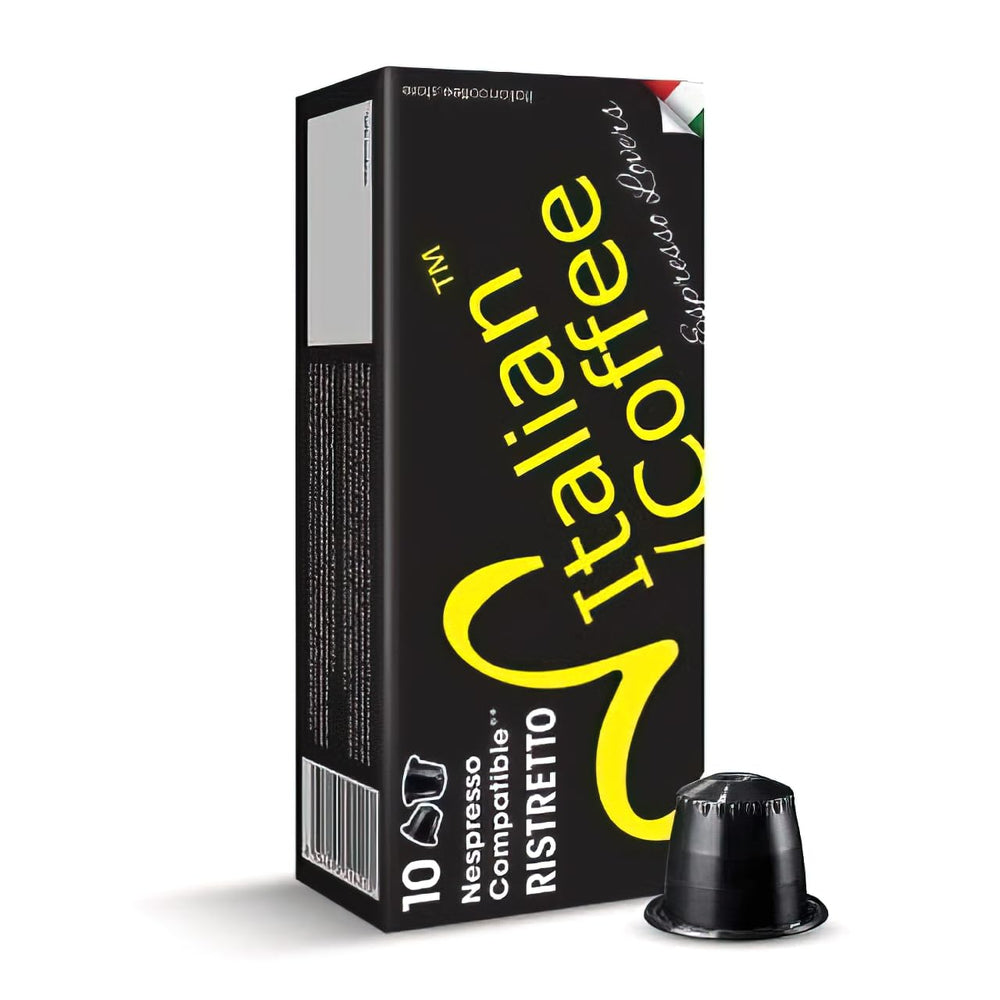 Italian Coffee for Espresso Lovers ristretto pods pack delivers bold Italian flavor