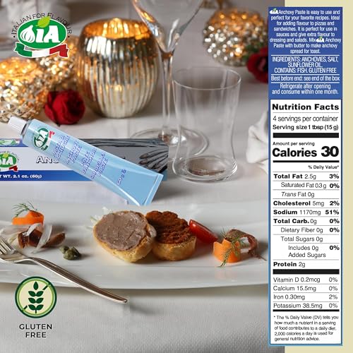 Italian for Flavour IA anchovy paste ready-to-squeeze to boost flavor instantly.