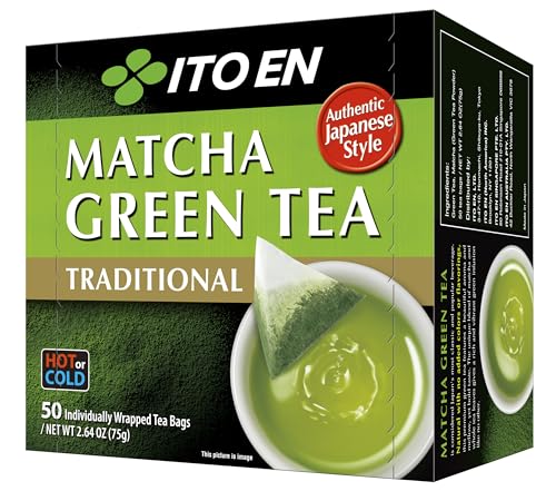 Ito En matcha tea bags quick cup ideal for busy mornings and on-the-go.