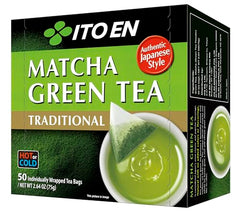 Ito En matcha tea bags quick cup ideal for busy mornings and on-the-go.