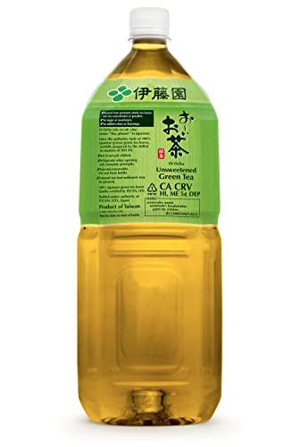 ITO EN Oi Ocha green tea glass serves a refreshing, unsweetened taste.