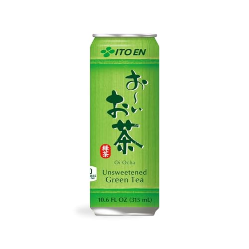 Ito En Oi Ocha Green Tea Unsweetened pour, ready to sip
