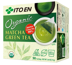 Ito En organic matcha tea bags for rich aroma and quick daily brew