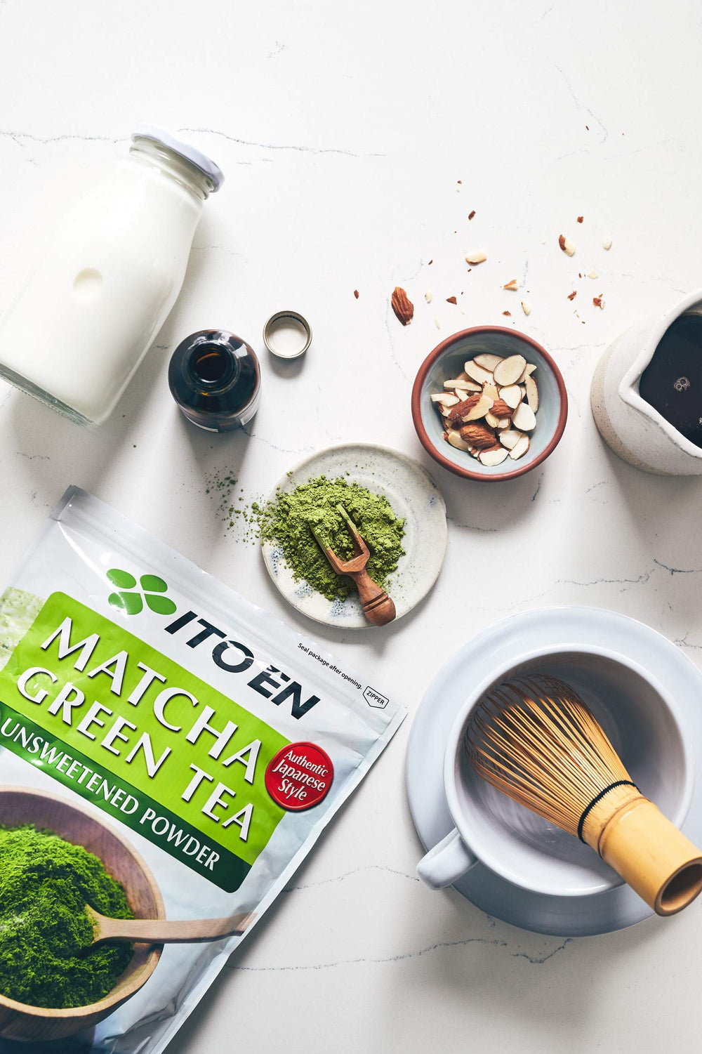 Ito En travel cup ready matcha for on-the-go days.