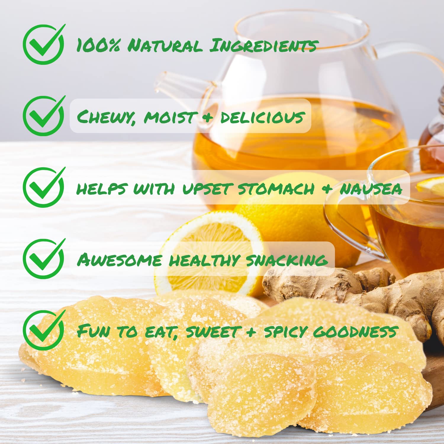 It's Delish dried ginger slices with sugar crystals for baking.